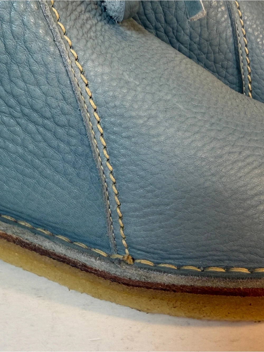 Duckfeet Århus Jeans Blue Wool-Lined Leather Boots